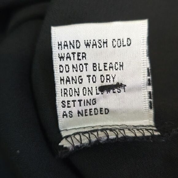 Claudia Richards Regencycore Black Lace Button Front Blouse Goth Whimsigothic - Picture 13 of 15